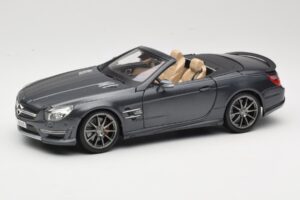 Mercedes SL65 AMG Black Series R230 Matte Black Maisto 1:18 36198 Métal