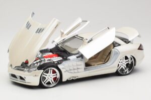 Mercedes SLR McLaren C199 Blanc Maisto 1:18 31068 Métal — image 2 sur 8