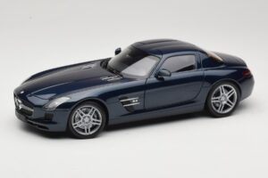 Mercedes SLS AMG C197 Blue Metallic Minichamps 1:18 100039021 Métal