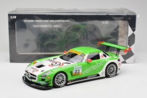 Mercedes AMG SLS C197 GT3 MS Racing #22 V. Sigacev / C. Stoll ADAC GT Masters 2011 Minichamps 1:18 151113102 Métal — image 6 sur 6