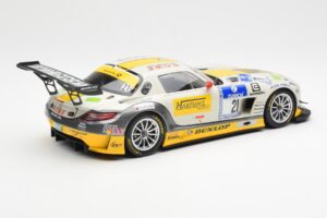 Mercedes SLS AMG GT3 #21 Rowe Racing Arnold / Roloff / Seyffarth / Jäger ADAC 24 Hours Nürburgring 2013 Minichamps 1:18 15113 — image 2 sur 6