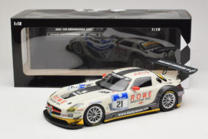 Mercedes SLS AMG GT3 #21 Rowe Racing M. Zehe / M. Hartung ADAC 24h Nurburgring 2012 Minichamps 1:18 151123121 Métal — image 6 sur 6