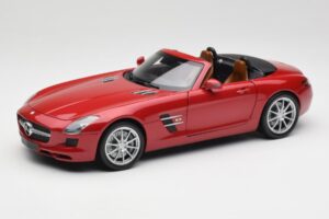 Mercedes SLS AMG R197 Roadster Le Mans Rouge Minichamps 1:18 100039030 Métal