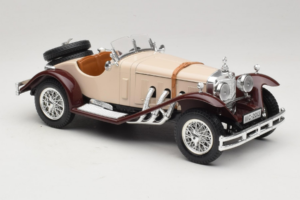 Mercedes SSK Beige & Rouge Foncé Bburago 1:18 3009-M4 Métal — image 4 sur 6