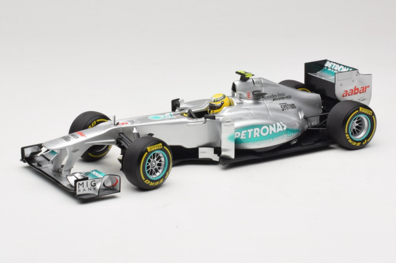 Mercedes W03 #8 N. Rosberg Mercedes AMG Petronas Showcar 2012 Minichamps 1:18 110120078 Métal