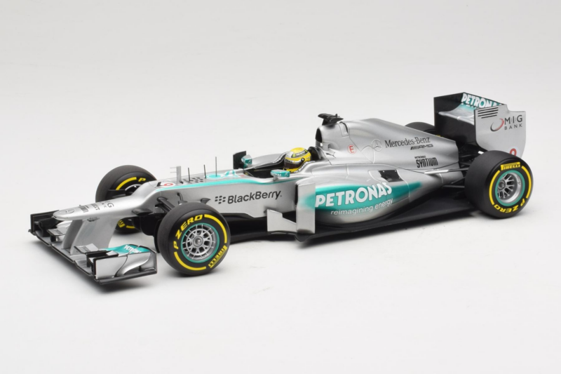 Mercedes W04 #9 N. Rosberg Mercedes AMG Petronas Showcar 2013 Minichamps 1:18 110130079 Métal