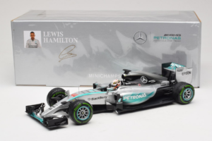 Mercedes W06 #44 L. Hamilton Mercedes AMG Petronas United States Grand Prix Winner World Champion 2015 Minichamps 1:18 110150 — image 7 sur 7