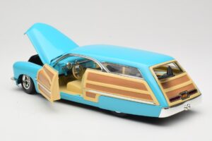 Mercury Merc Woodie Bleu Hot Wheels 1:18 27806 Métal — image 5 sur 8