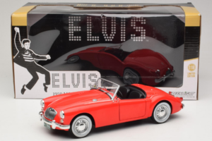 MG A 1600 Roadster Mk I Elvis Presley Blue Hawaii Movie GreenLight 1:18 13524 Métal — image 8 sur 8