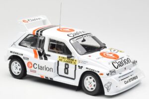 MG Metro 6R4 #8 P. Eklund / D. Whittock Rally Finland 1986 Sun Star 1:18 5536 Métal — image 6 sur 8