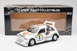 MG Metro 6R4 #8 P. Eklund / D. Whittock Rally Finland 1986 Sun Star 1:18 5536 Métal — image 8 sur 8