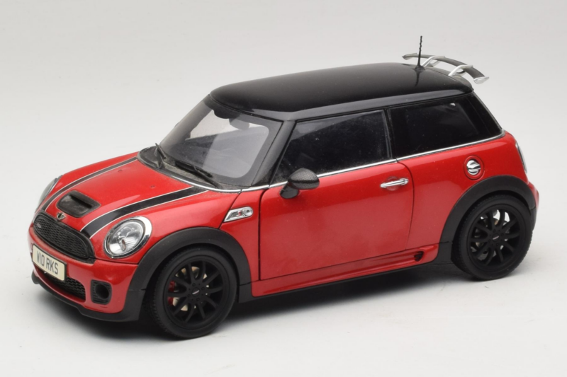 Mini Cooper John Cooper Works R56 Rouge & Noir Kyosho 1:18 80430419909 Métal