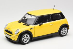 Mini Cooper One R50 Pack Aérodynamique Jaune Kyosho 1:18 80430148553 Métal