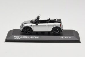 Mini Cooper S R57 Cabriolet Argent Minichamps 1:43 431138830 Métal