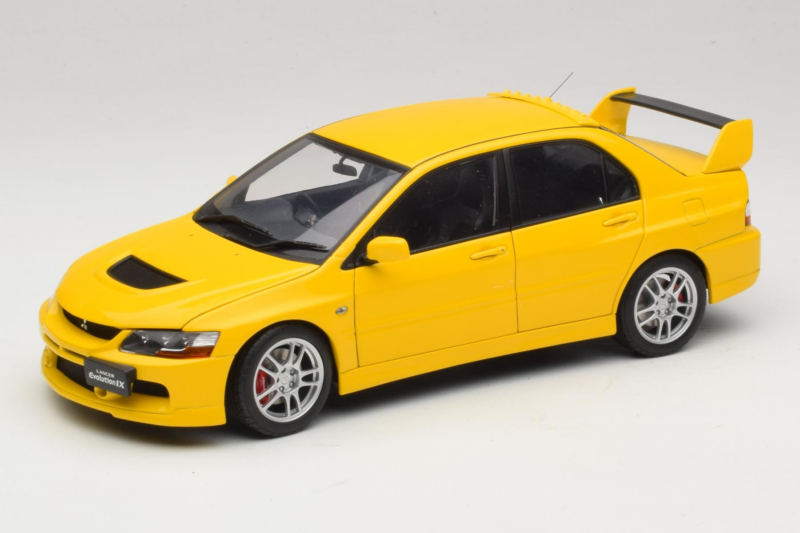Mitsubishi Lancer Evolution IX GSR Jaune AUTOart 1:18 77192 Métal