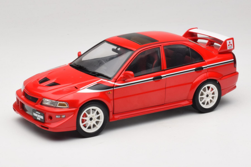 Mitsubishi Lancer Evo VI Tommi Makinen Edition Rouge AUTOart 1:18 77156 Métal
