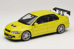 Mitsubishi Lancer Evo VII Mustard Yellow AUTOart 1:18 77166 Métal