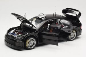 Mitsubishi Lancer Evolution WRC Plain Body Noir AUTOart 1:18 80528 Métal — image 2 sur 8