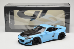 Nissan Fairlady Z RZ34 Pandem China Blue Black GT Spirit 1:18 GT943 Résine — image 6 sur 6