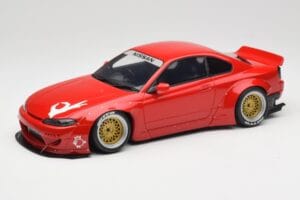Nissan Silvia S15 Rocket Bunny Burning Red Otto 1:18 OT1115 Résine