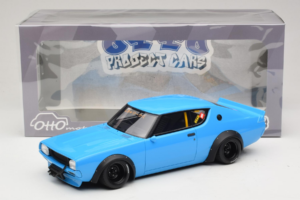 Nissan Skyline 2000 GT-R KPGC110 LB Works Bleu Otto 1:18 OT1210 Résine — image 2 sur 6