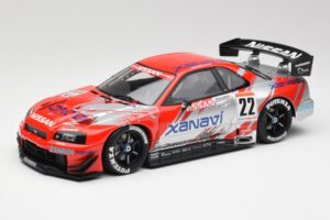 Nissan Skyline GT-R #22 M. Krumm / S. Motoyama Xanavi Nismo JGTC 2002 AUTOart 1:18 80277 Métal