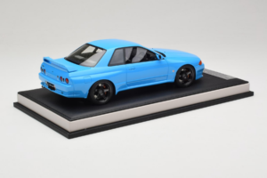 Nissan Skyline GT-R R32 Customized Version Bleu MotorHelix 1:18 MH029CB Résine — image 3 sur 7
