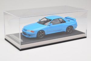 Nissan Skyline GT-R R32 Customized Version Bleu MotorHelix 1:18 MH029CB Résine — image 6 sur 7