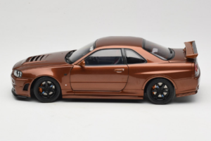 Nissan Skyline GT-R R34 Customized Metallic Bronze MotorHelix 1:18 M83414 Métal — image 4 sur 8