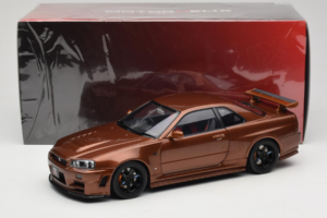 Nissan Skyline GT-R R34 Customized Metallic Bronze MotorHelix 1:18 M83414 Métal — image 8 sur 8