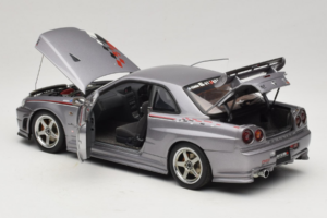 Nissan Skyline GT-R R34 Nismo S-Tune Argent AUTOart 1:18 77358 Métal — image 5 sur 8