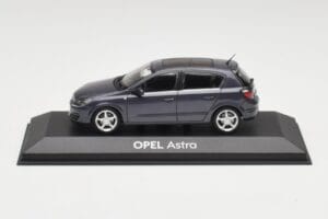 Opel Astra H Bleu Foncé Minichamps 1:43 B24910027-A1 Métal