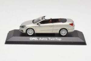 Opel Astra H Twin Top Argent Minichamps 1:43 403045633 Métal