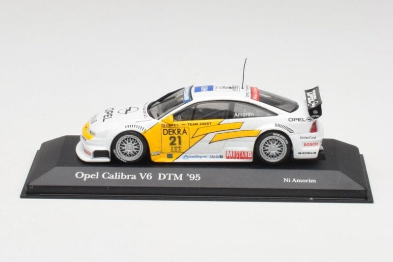Opel Calibra V6 #21 J. Amorim DTM 1995 Minichamps 1:43 430854121 Métal