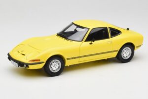 Opel GT/J Jaune Minichamps 1:18 180049021 Métal