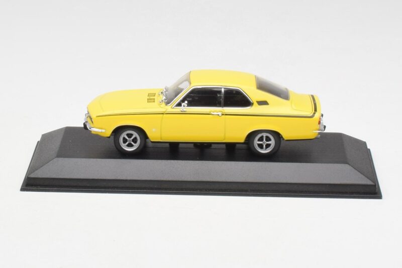 Opel Manta A SR Jaune Minichamps 1:43 400045502 Métal