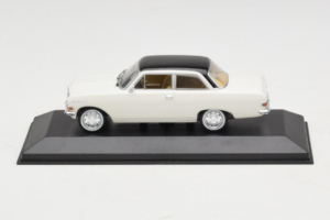 Opel Rekord A Blanc Toit Noir Minichamps 1:43 430041002 Métal