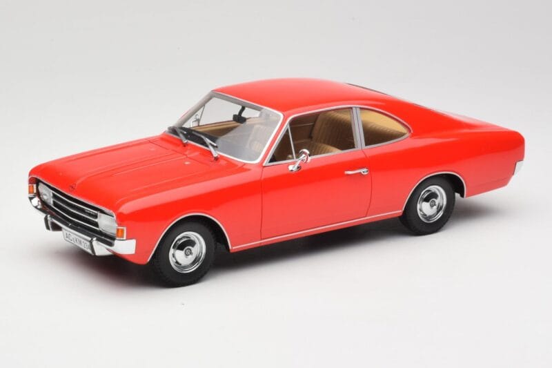 Opel Rekord C Coupé Rouge Minichamps 1:18 107047020 Résine