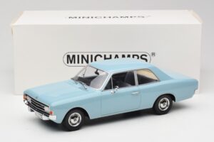 Opel Rekord C Bleu Clair Minichamps 1:18 107047002 Métal — image 6 sur 6