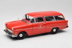 Opel Rekord P1 Caravan Feuerwehr Neuenkirchen Minichamps 1:18 180043291 Métal