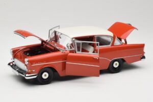 Opel Rekord P1 Rouge Minichamps 1:18 180043201 Métal — image 2 sur 8