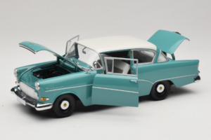 Opel Rekord P1 Bleu Turquoise Minichamps 1:18 180043200 Métal — image 2 sur 8