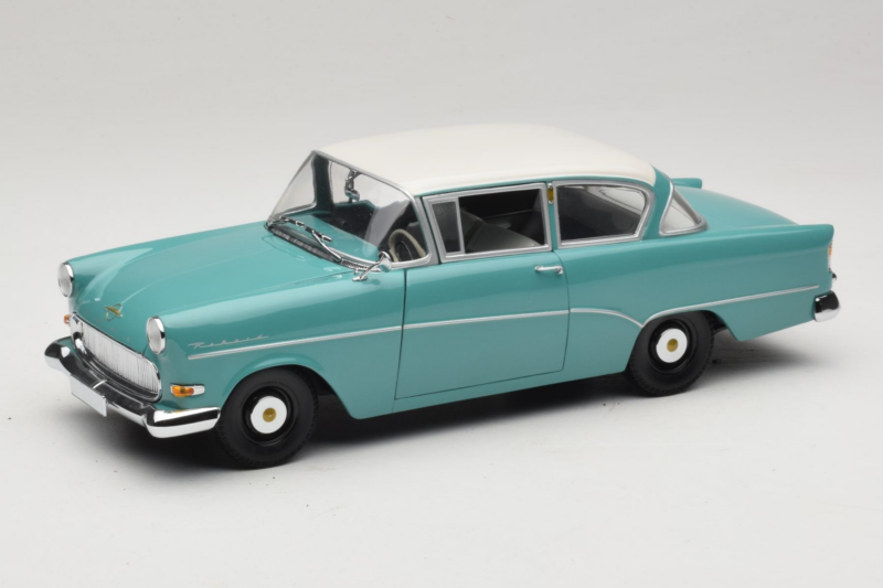 Opel Rekord P1 Bleu Turquoise Minichamps 1:18 180043200 Métal