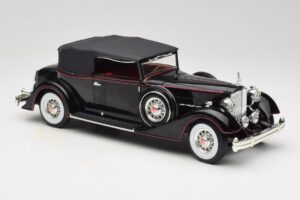 Packard Cabriolet Noir Anson 1:18 30397 Métal — image 6 sur 8
