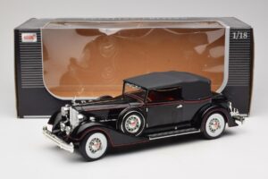 Packard Cabriolet Noir Anson 1:18 30397 Métal — image 8 sur 8
