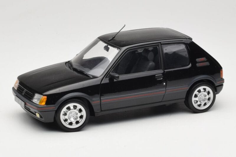 Peugeot 205 GTI 1.9 Noir Norev 1:18 184854 Métal