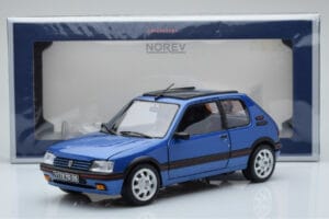 Peugeot 205 GTi 1.9 Avec Toit Ouvrant Miami Bleu Norev 1:18 184844 Métal — image 8 sur 8