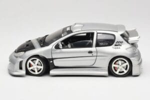 Peugeot 206 MTK Argent Solido 1:18 1817 Métal — image 4 sur 8
