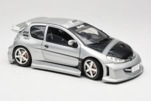 Peugeot 206 MTK Argent Solido 1:18 1817 Métal — image 6 sur 8