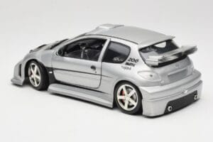 Peugeot 206 MTK Argent Solido 1:18 1817 Métal — image 7 sur 8